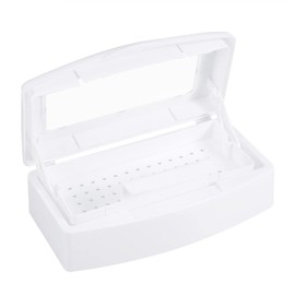 Caja de Esterilización de Bandeja Esterilizadora de Herramientas para Uñas, Contenedor de Desinfección Herramientas de Limpieza de Salón de Manicura para Joyería de Manicura de