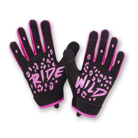RocRide Animalz Full Finger Cycling Gloves with Screen Compatible Tips. Mountain Biking, Road and BMX. Expressive Animal Print Designs.