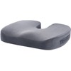 Cojín Ortopédico de Memory Foam para Asiento, Cojín Ergonómico para