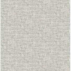 NuWallpaper NU2873 Poplin Texture Peel & Stick Wallpaper, Grey