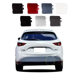 Goholy Car Rear Bumper Tow Hook Cover Compatible with Mazda CX-5 CX5 2017 2018 2019 2020 2021 Trailer Cover Cap KB8A50EK1 KB8A50EK1BB Towing Eye Cap Gray