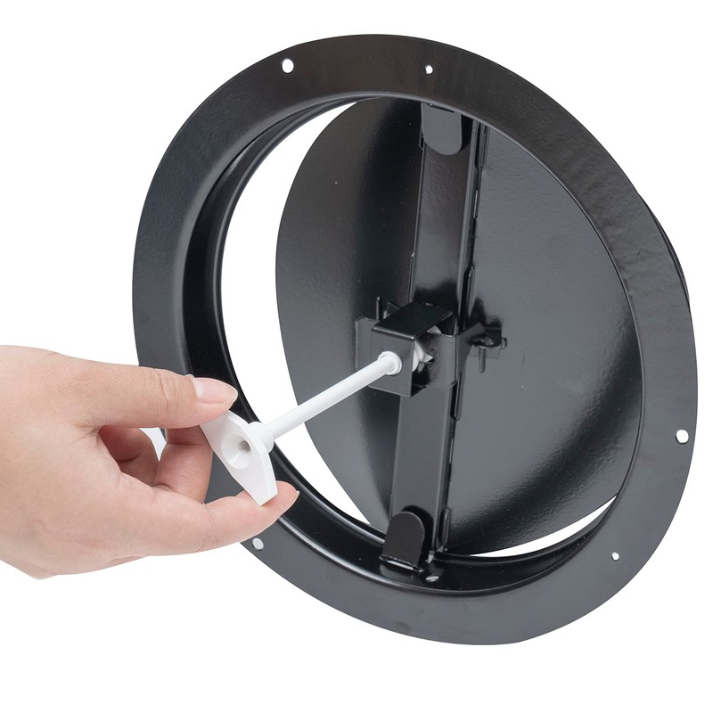 Fits 12 Inch Neck Air Duct | Steel Butterfly Damper