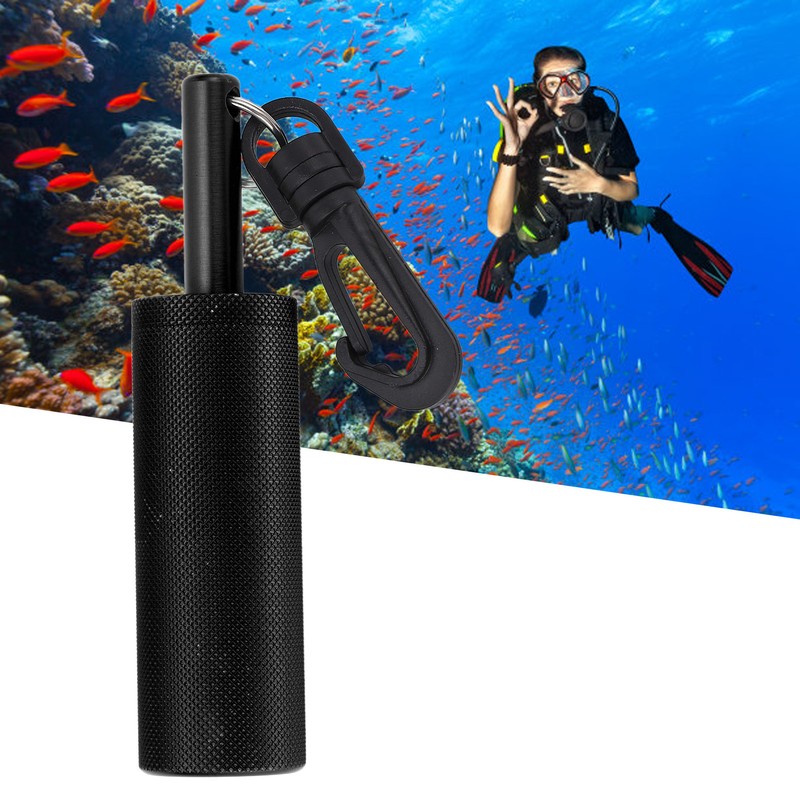 Underwater Shaker Aluminum Alloy Slip Resistant Texture Signal Bell Diving