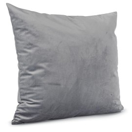 ANRO Cushion Cover Cushion Cover Decorative Cushion Sofa Cushion Couch Cushion Velvet Grey 50 x 50 cm without Filling