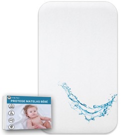 Lovely Hippo Cododo 100% Waterproof Mattress Protector - Oeko-Tex - Absorbent and Breathable for Babies - No Treatment and Waterproof (55 x 90 cm)