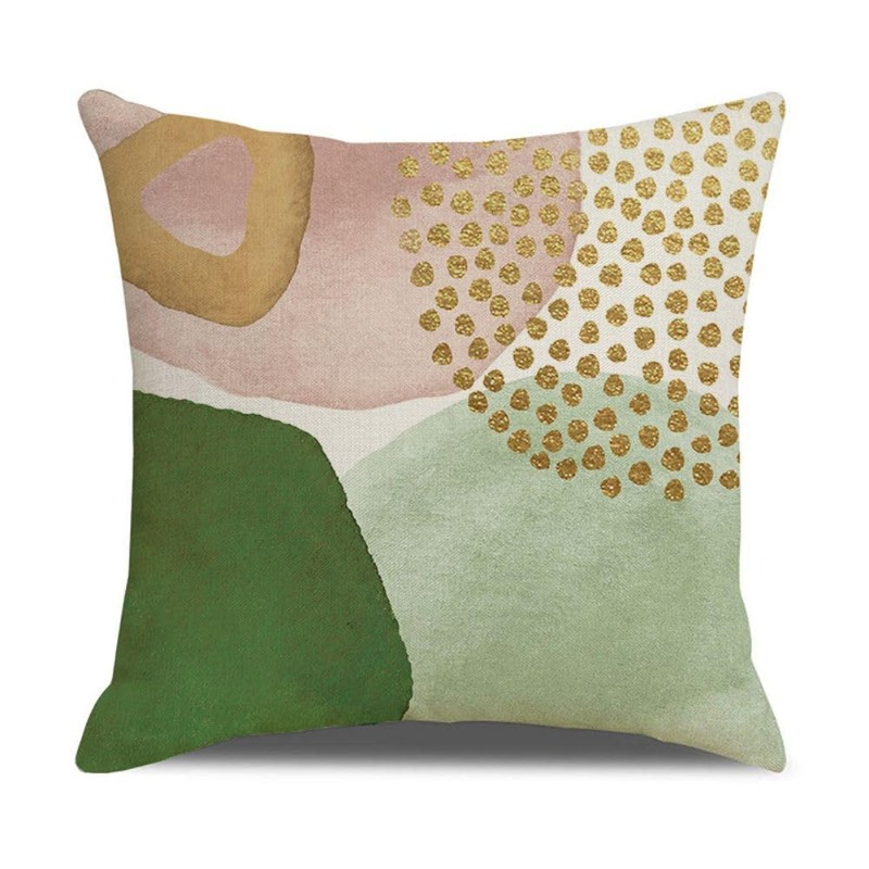 Throw Pillow Case Cushion Cover Set of 4 Linen Square