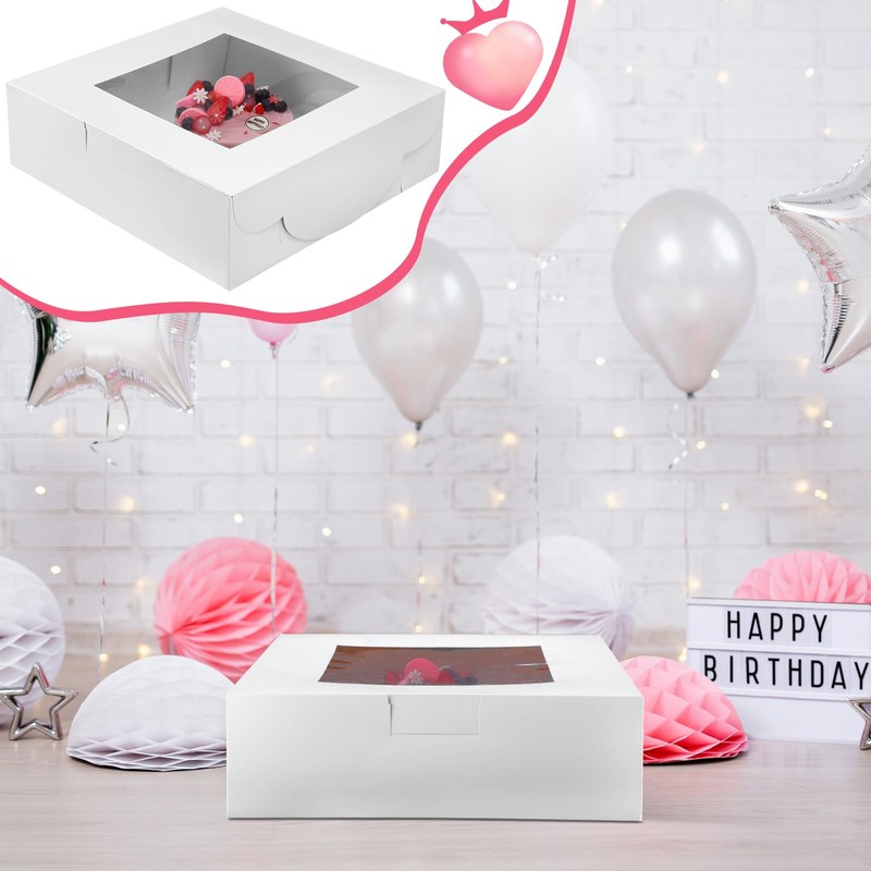 Ireer 10 Pcs 16 x 16 x 5 Inch Cake