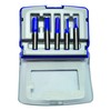 Tivoly XT606470001 Set of 5 Straight Router Bits Grey