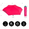 Waterfront BCCSFA-3F53-UH-PG Folding Umbrella, Parasol, Rain Umbrella, Light Carbon Case,