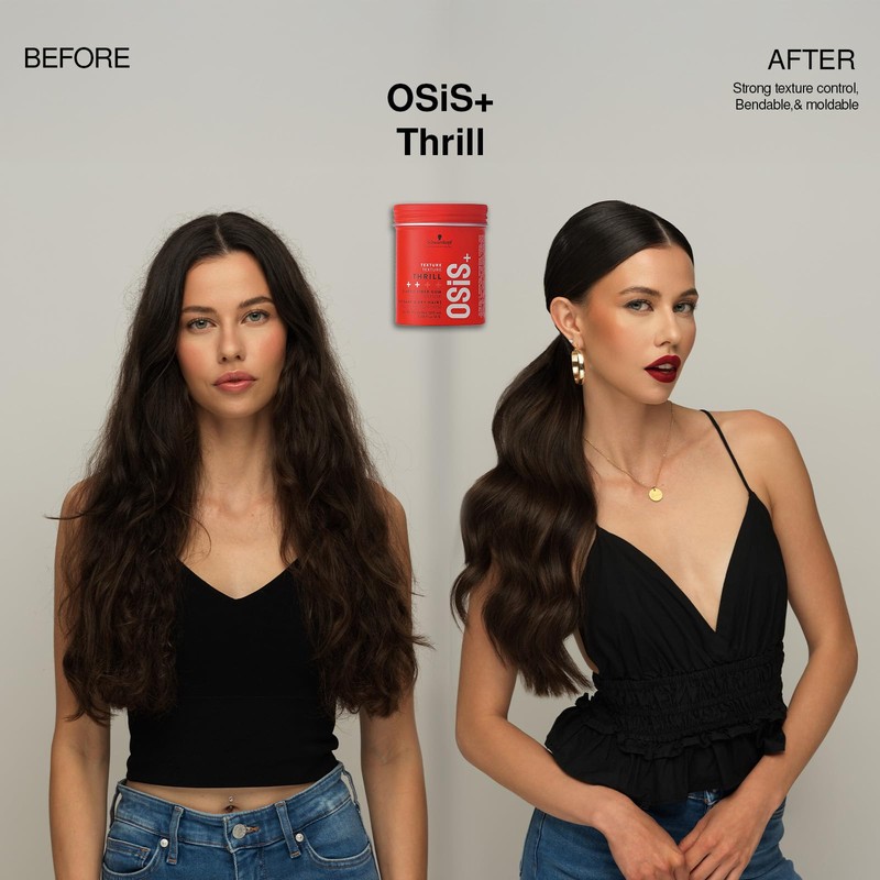 OSiS+ Thrill Fibre Gum – Medium Hold Flexible Style Control,