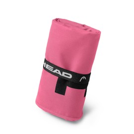 HEAD Active - Asciugamano Microfibra con Elastico, Asciugamano Palestra Sport Fitness Morbido e Leggero Rapida Asciugatura, Asciugamani Bagno Assorbente Salvaspazio Viaggio 40x60, High-Visibility Pink