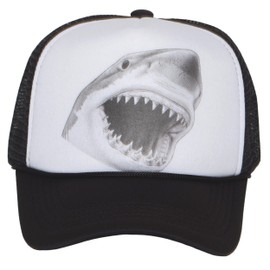 Mens Solar Color Changing Trucker Hat Snapback Cap, Shark