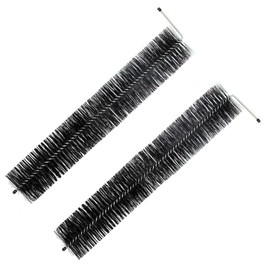 2 Pcs Septic Tank Brush Filter for 4 Inch Pipe, Flow Septic Tank Pipelines Ultra Fine Fiber Filter for Pipe Baffle Sewer, Easy to Install (Black)