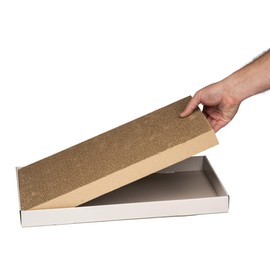 Rockever Cat Scratchers Pads Cat Scractching Board for Cats, 4 Pack, White