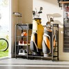niffgaff Golf Bag Organizer Golfing Storage Stand for Garage Golf
