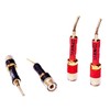 CDPMWVC Pin Banana Plugs to 4mm Female Banana Plugs for