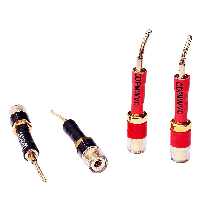 CDPMWVC Pin Banana Plugs to 4mm Female Banana Plugs for