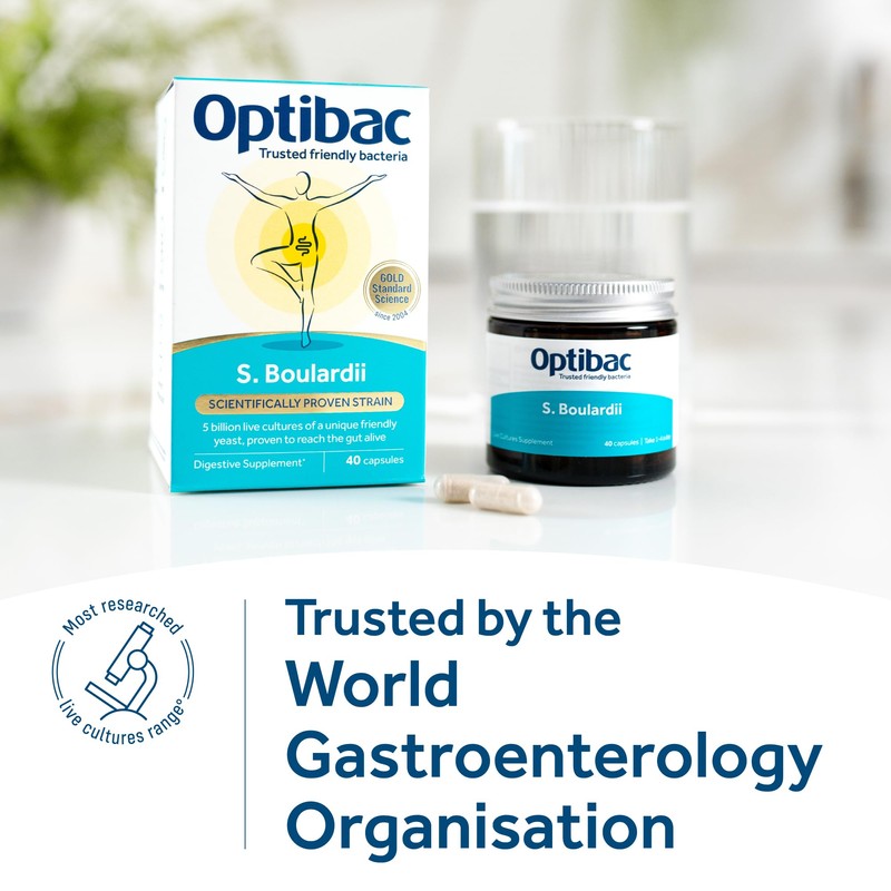 Optibac Probiotics Optibac Probiotics Saccharomyces Boulardii | 5 Billion Friendly