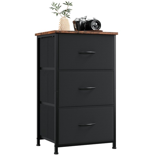 Somdot Somdot Small Dresser for Bedroom with 3 Drawers, Storage