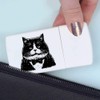'Scruffy Tuxedo Cat' Pill Box with Tablet Splitter (PI00034876)