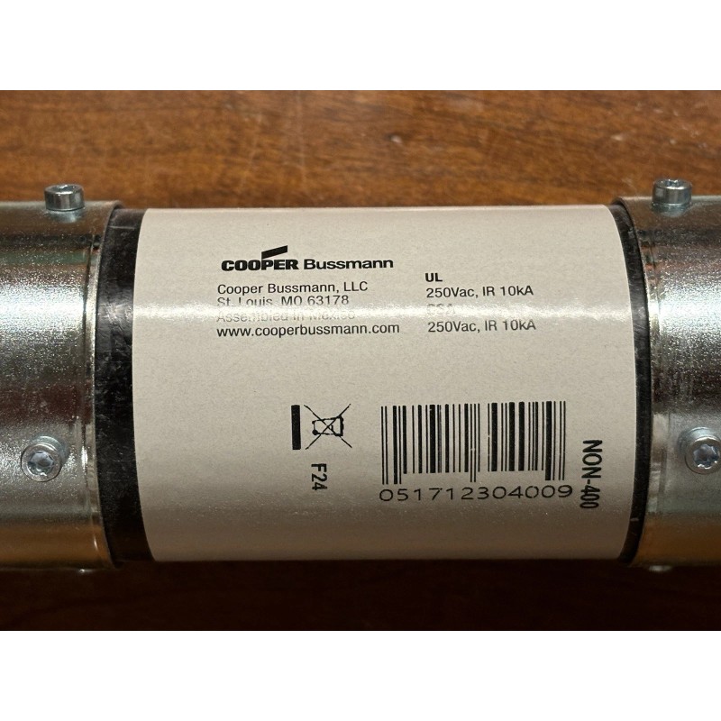 AMP EATON BUSSMANN NON-400 AMP 250 Low Voltage Fuse