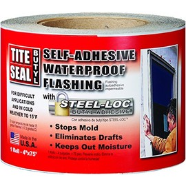 COFAIR PRODUCTS TSB475 4 x 75 White Butyl Flashing
