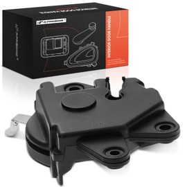 A-Premium Front or Rear Left Driver Side Interior Door Handle Compatible with Volvo VHD 2006-2022, VNL 2006-2022, VNR 2018-2022, Black, Internal Latch