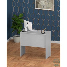 Fineboard, Folkstone Gray Made in USA 31.5" Inch Home Office Desk Computer Writing Table, 31 Inch