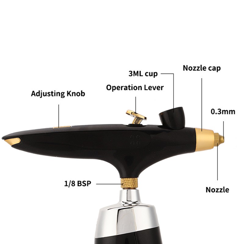 Portable Airbrush Makeup Kit Spray Gun Beauty Airbrush Kit for