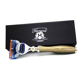 Haryali London Men's Razor with Box Gift | Men's Horn Colour Razor