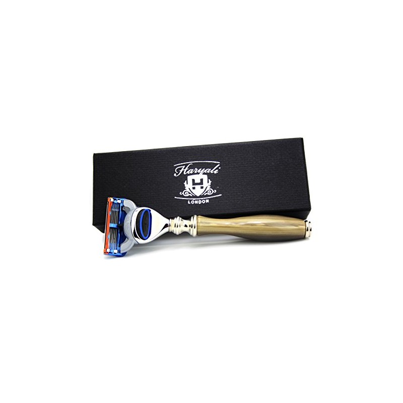 Haryali London Men's Razor with Box Gift | Men's Horn