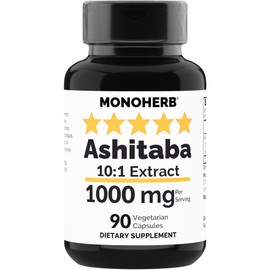 MONOHERB Ashitaba Extract 1000 mg - 90 Vegetarian Capsules