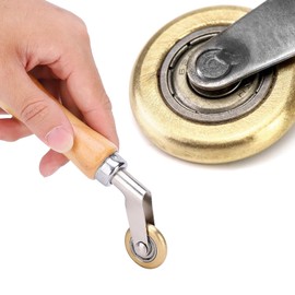 Gudalea Brass Pressure Roller, Hand Pressure Roller, Welding Hand Roller, Waterproof Membrane Material for Flattening the Waterproof Membrane, Corner Seam, Tarpaulin