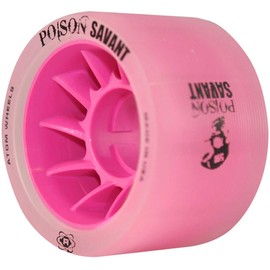 Atom Skates Poison Savant Skate Wheels Pink 8pk