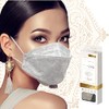 Aquabank Mask Celebrity Dewi Diamond Shape 3D Mask, Lace Pattern,