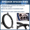 INFINAUTO Speaker Spacer Ring Tweeter Speaker Spacer Adapter Front for