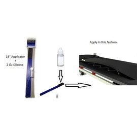 Treadlube Hydra Silicone Lubricant Oil Tread Lube w 16" Applicator (So You can Actually Apply to Hard Reach Areas) Works with Most Treadmill
