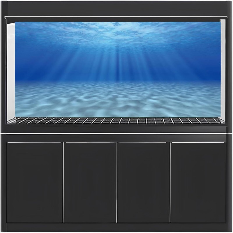 MIRRORANG 120x61cm Undersea Theme Aquarium Background Sunshine Underwater World Fish