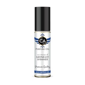 CA Perfume Impression of Midnight Shimmer for Women Fragrance Oil Floral Woody Musk Scent Long Lasting Perfumes for Women Travel Size TSA Ready Mini Parfum Body Oil Roll-on 0.33 Fl Oz 10ml