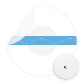 OBUZOO 40Pack Libre Sensor Covers,Waterproof & Breatheable Patches for Libre 1/2/3 Plus & Lingo-Clear CGM Patches with No Glue in The Center-Hypoallergenic & Latex-Free 15 Days Long Stay