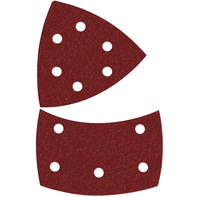 KSP-Tec │Pack of 60 Sandpaper Triangle Sanders + 12 Sanding