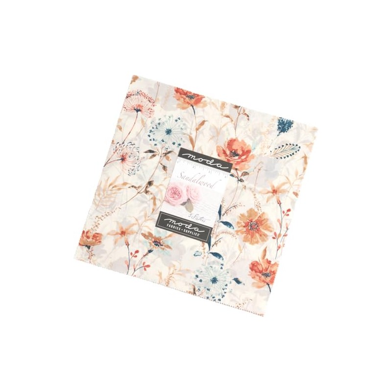Sandalwood Quilt Fabric - Layer Cake - set of 42