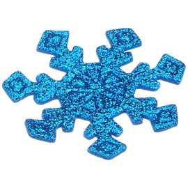 Baker Ross EX5984 Snowflake Glitter Foam Stickers for Kids' Winter Crafts and Art Projects, Cards, Party Bags, and Decorations (Pack of 120)