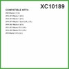 Ecogard XC10189 Filtro de aire de cabina premium para coche