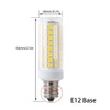 Lxcom Lighting 10W E12 LED Corn Light Bulb(6 Pack)- 2835
