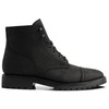 Men's Captain Lace-Up Boot (Lug Sole), Black Matte StormKing, 13.5