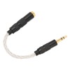4.4mm Balanced Female to 3.5mm Stereo Male Adapter Cable Gold