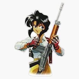 Irene"Rally" Vincent | Gunsmith Cats Bumper Sticker Window Vinyl Decal 5"