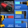 ZOYAKKI 1/2" Drive Wheel Protector Impact Socket,4 PCS Metric Size