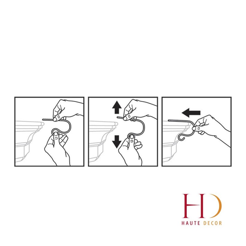 Haute Decor The Original MantleClip - 4 Pack (Oil-Rubbed Bronze)